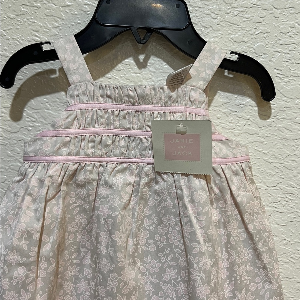NWT Vintage Janie and Jack dress and bloomers. Size 0-3M - Picture 3 of 5